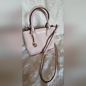 Michael Kors Pink Leather Tote Bag